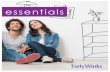 essentials - fortywinks.com.au · Boasting Gel Infused Visco Memory Foam layers for superior comfort, its three zone, nested, pocketed spring system contours and supports your body,