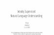Weakly Supervised Natural Language Understanding Weakly Supervised Natural Language Understanding Ni