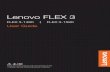 Lenovo FLEX 3 - GfK Etilize · Lenovo FLEX 3-1580 Setting hotkey mode By default, the hotkey functions are accessible by pressing the appropriate hotkey. However, you can disable