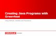 Creating Java Programs with Greenfoot · –Parameter type –Parameter name Using Methods, Variables and Parameters Parameters are used to command objects to move, or to tell objects