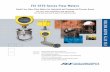 FCI ST75 Series Flow Meters - fluidcomponents.com Brochures/Flowmeters/ST75_ST75V... · in mass flow or standard volumetric engineering units. Also provided for interface to totalizers
