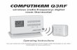 COMPUTHERM Q3RF .pdf · COMPUTHERM Q3RF wireless (radio-frequency) digital room thermostat Operating Instructions You can watch the most important aspects of the usage of this thermostat