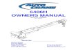 6406H OWNERS MANUAL · Auto Crane Company issues a limited warranty certificate with each unit sold. See last page for warranty. knowledgeable sales people are always The 6406H cranes