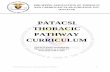 PATACSI THORACIC PATHWAY CURRICULUM€¦PATACSI INSTRUCTIONAL DESIGN FOR THORACIC PATHWAY THORACIC SURGERY: GENERAL MANAGEMENT OF A PATIENT UNDERGOING THORACIC SURGERY INTENDED LEARNING