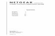 Contents - Netgear · )NSTALLATION'UIDE NETGEAR, Inc. 350 East Plumeria Drive San Jose, CA 95135 version 1.0 English 1 Deutsch 7 Français 13 Русский 19 Contents ProSafe®
