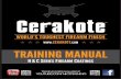 TRAINING MANUAL - Cerakote Ceramic Coatings Series 2014 Training Manual.pdf · Begin by plugging the bore at both the chamber and the muzzle end of the barrel prior to blasting. Grit