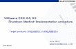VMware ESXi 6.0, 6.5 Shutdown Method Implementation procedure VMware ESXi 6.0, 6.5 Shutdown Method…’»Implementation