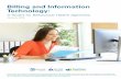 Billing and Information Technology...Billing and Information Technology: A Toolkit for Behavioral Health Agencies ... an EHR system be confident that the EHR/health IT software has