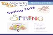 Aldworth Spring Newsletter 2018 for pdfing files... · That was the question 62 Aldworth students asked the Southampton O2 Guildhall on Monday 19 February 2018. This was the theme