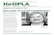 For and about members of the HoOPLAONTARIO PUBLIC …accessola2.com/images/infocentral/HoOPLA2009.pdf · Sullivan has worked closely with OLA Executive Director Shelagh Paterson to