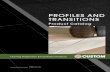 PROFILES AND TRANSITIONS - Custom Building Products · Profiles and Transitions. Ideal for both residential and commercial applications, they conceal rough edges and protect tile