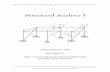 Structural Analysis Istrana.snu.ac.kr/lecture/struct1_2019/Notes/19_Note(Ch1... · 2019-05-03 · Analysis of Statically Indeterminate Frames 7. Influence Lines for Determinate Structures