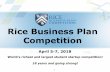 Rice Business Plan Competition · Thank you for serving as a judge at the 2018 Rice Business Plan Competition! Alumni from the RBPC have: • Raised more than $1.9 billion in funding