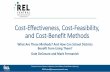 Cost-Effectiveness, Cost -Feasibility, and Cost-Benefit Methods · 2018-04-10 · Cost-Benefit Analysis Example • Impacts of the Retired Mentors for New Teachers Program • Two-year