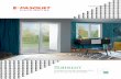 Fenêtres et portes-fenêtres PVC · La technique de laquage employée est un gage de durabilité de la couleur. Des menuiseries performantes au fil des saisons PASQUET MENUISERIES