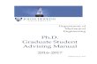 Ph.D. Graduate Student Advising Manual2016-2017 Graduate Student Advising Manual Page 4 . Occasionally, a Ph.D. or M.S.E. student may partake in specialized research where he or she