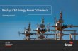 Barclays CEO Energy-Power Conferences2.q4cdn.com/462548525/files/doc...(Hager)-090717.pdf · Barclays CEO Energy-Power Conference September 7, 2017 | Investor Presentation 2 Investor