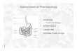 Gastrointestinal Pharmacology - University of California ...classes.biology.ucsd.edu/bimm118.WI17/PPT Lecture Notes/Lecture 10.pdf · Gastrointestinal Pharmacology Laxative abuse:
