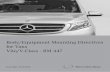 Body/Equipment Mounting Directives for Vans …...Mercedes-Benz body/equipment mounting directives for Vito/V-Class - BM 447, version 25.07.2014!Changes compared to version dated 24.01.2014.