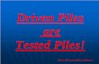 Driven Piles are Tested Piles! - PDCASteel sheet piles in a “Z”, arched or, flat cross section are other steel piles in common use. Sheet Piles are unique in that they are designed