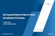 UK’s Corporate Offence of Failure to Prevent the Facilitation of Tax Evasion · 2018-03-01 · 6 Taking control of the future tpa-global.com 2. The Offence The Offence • The offence
