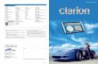 2007 Car Multimedia Catalogue - Clarion · 2014-07-15 · 부속물 2007 Car Multimedia Catalogue • DivX, DivX Certified 및 이와 관련된 로고는 DivX, Inc.의• 상표입니다.
