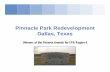 Pinnacle Park Redevelopment Dallas, Texasenvirotools.msu.edu/redevelopment/Pinnacleparktexas.pdf• Pinnacle Park team aligned Pinnacle Park to meet the needs of the local community