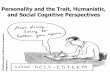 Personality and the Trait, Humanistic, and Social ... · Personality and the Trait, Humanistic, and Social Cognitive Perspectives Pg. 513 picture . The Humanistic Perspective •