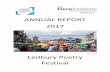 ANNUAL REPORT 2017 - Ledbury Poetry Festival · nature poetry, Ezra Pound. A collaboration with Mslexia Magazine presented a workshop on how to get published and an editors talk with