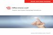 Touch and Input Sensing Solutions · mTouch AR1000 Development Kit (DV102011) 4 Touch and Input Sensing Solutions. Touch Screen and Touch Pad Controllers Projected Capacitive Technology