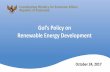 GoI’s Policy on · 2019-01-05 · PLT Air PLTP PLT Bioenergi PLTMH PLT Surya PLT Bayu TOTAL Source: DG NRE and Energy Conservation MEMR MW RE installaed capacity average growth