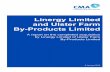 Linergy Limited and Ulster Farm By-Products Limited...Linergy Limited and Ulster Farm By-Products Limited A report on the completed acquisition by Linergy Limited of Ulster Farm By-Products