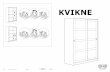KVIKNE - IKEA · non sono inclusi perché pareti di materiali diversi richiedono tipi diversi di accessori di fissaggio. Usa sistemi di fissaggio adatti alle pareti della tua casa.