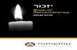 2018-5779 Yizkor Book of Remembrance - romemu · Cecile Groll Teebor, Beloved Wife of 59 years Chela Fersten, Mother of My Daughter-in-Law Ellen Dorit Fisher, Cousin (Died in Auschwitz