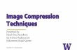 Image Compression Techniques - University of Washingtoncourses.washington.edu/.../Image_Compression... · Introduction: Image Compression > Data compression algorithms applied exclusively