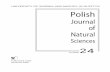 UNIVERSITY OF WARMIA AND MAZURY IN OLSZTYN Polish · University of Warmia and Mazury in Olsztyn K e y w o r d s: water deficit, spring wheat, photosynthesis, transpiration, stomatal