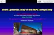Beam Dynamics Study in the HEPS Storage Ring · 2019-06-17 · Beam Dynamics Study in the HEPS Storage Ring Yi Jiao (IHEP, Beijing, China) On behalf of the HEPS Accelerator Physics