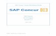 SAP Concur Technologies Version 1...04/23/2018 SAP Concur Rebranding 1.7 SAP Concur Proprietary Statement This document and any attached materials (including videos or other media)