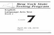 English Language Arts Test Book 2 7 - Regents Examinations · April 26–28, 2010 21624 English Language Arts Test Book 2 7 Grade Name _____