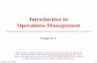 Introduction to Operations Managementmetin/Or6302/Folios/omintro.pdfutdallas.edu/~metin 4 Operations Management Operations management: The management of the efficient transformation