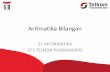 Aritmatika Bilangan - Institut Teknologi Telkom Purwokertoemiiryanti.dosen.ittelkom-pwt.ac.id/wp-content/uploads/... · 2017-11-29 · Aritmatika bilangan Oktal. r Telkom Foundation