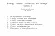 Energy Transfer, Conversion and Storage Toolbox 5dspace.mit.edu/bitstream/handle/1721.1/73637/10-391j... · 2017-04-29 · Energy Transfer, Conversion and Storage Toolbox 5 Suggested