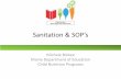 Sanitation & SOP’s · 2019-04-25 · Poor Personal Hygiene Cross-Contamination Other Risk Factors ... (SOP’s) •You must have a HACCP-based food safety plan in place, Standard