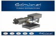 TURBO EXTRACTORS - Gemina · Crusher Defrosting of stored products such as fruit juices, fruit and vegetables pastes, creams, sauces and so on. Piston Pump It is conceived to pump