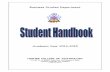 Business Studies Department - Higher College of Technology · 2015-06-02 · Business Studies Department Student Handbook 2013-14 6 3.3 GOAL The goal of the department is to provide