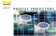 PROFILE PROJECTORS 2CE-IWHH-10...Proﬁle projector with an effective 500mm screen diameter Large effective screen diameter of 500mm. Permits mounting of a large stage and includes