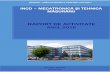 RAPORT DE ACTIVITATE - Incdmtm INCDMTM 2016+Anexe.pdf · BRAND: «MECATRONICA PENTRU VIITOR!» 5 electroterapie 2670 - Fabricarea de instrumente optice şi echipamente fotografice
