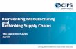 Reinventing Manufacturing and Rethinking Supply Chains Speaker Presentations... · Sourcing of external consulting, Procurement Consulting, Solving conflicts as a buyer with head