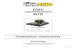3119 - Ford Install Instruct `10-13-14 revA2 - Ford... · 2018-12-03 · #3119 SG Installation Instructions (rev 10.13.14:revA2) 5 1. Lay the template in the truck bed, centering