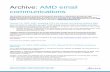 Archive: AMD email communications - Alberta...Archive: AMD email communications This provides an archive of email communications distributed to stakeholders through the AMD distribution
